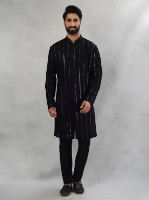 Black Kurta Pajama | TULA