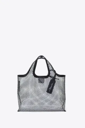 Crystal Mesh Mini Market Tote