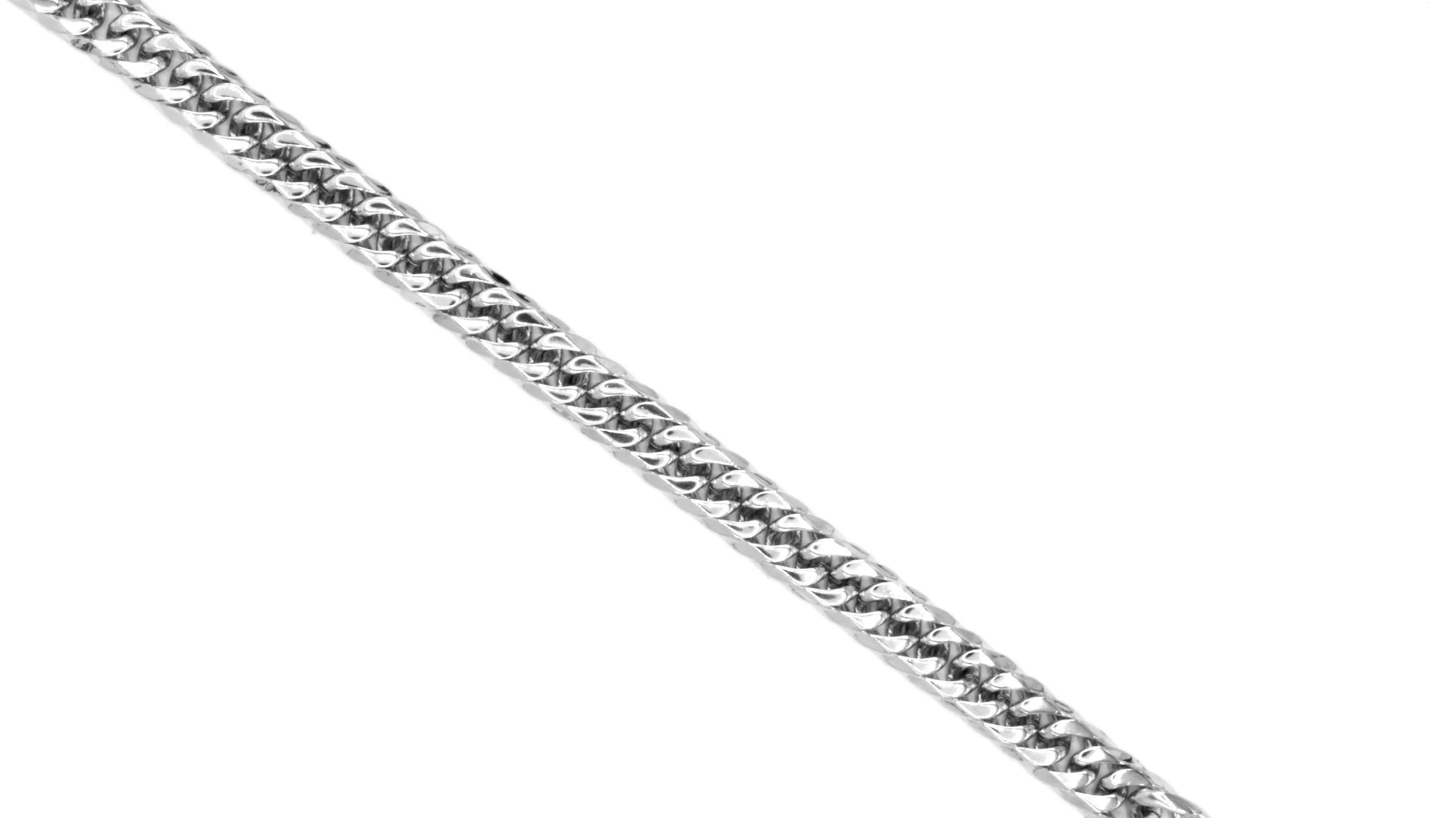 Cuban Link Chain Bracelet Miami Cuban Stainless Steel Double Link