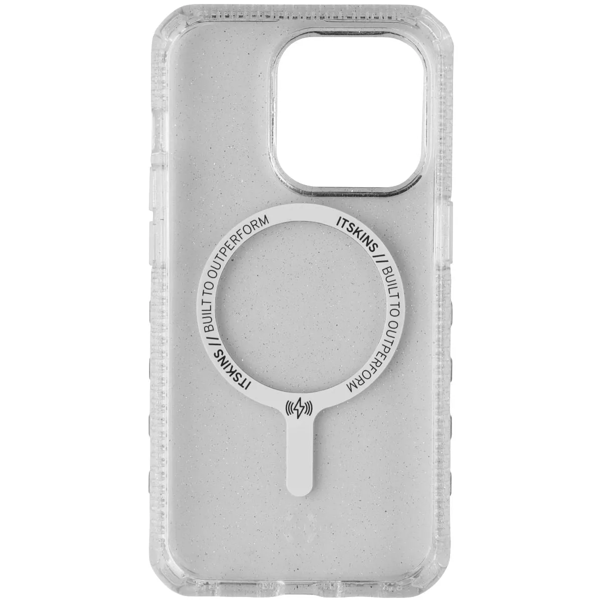 ITSKINS Supreme_R Case for MagSafe for iPhone 14 Pro - Sparkle/Transparent