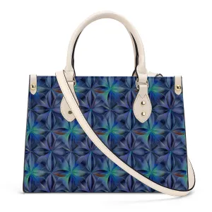 Luxury Women PU Tote Bag - Blues