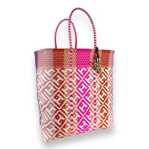 Maria Victoria | Halo Tote | Upcycled, Handwoven, Multicolor Tote