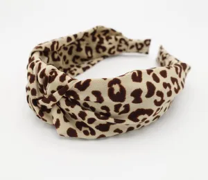 modern colorful cheetah print knot headband animal print hairband women hair accessories