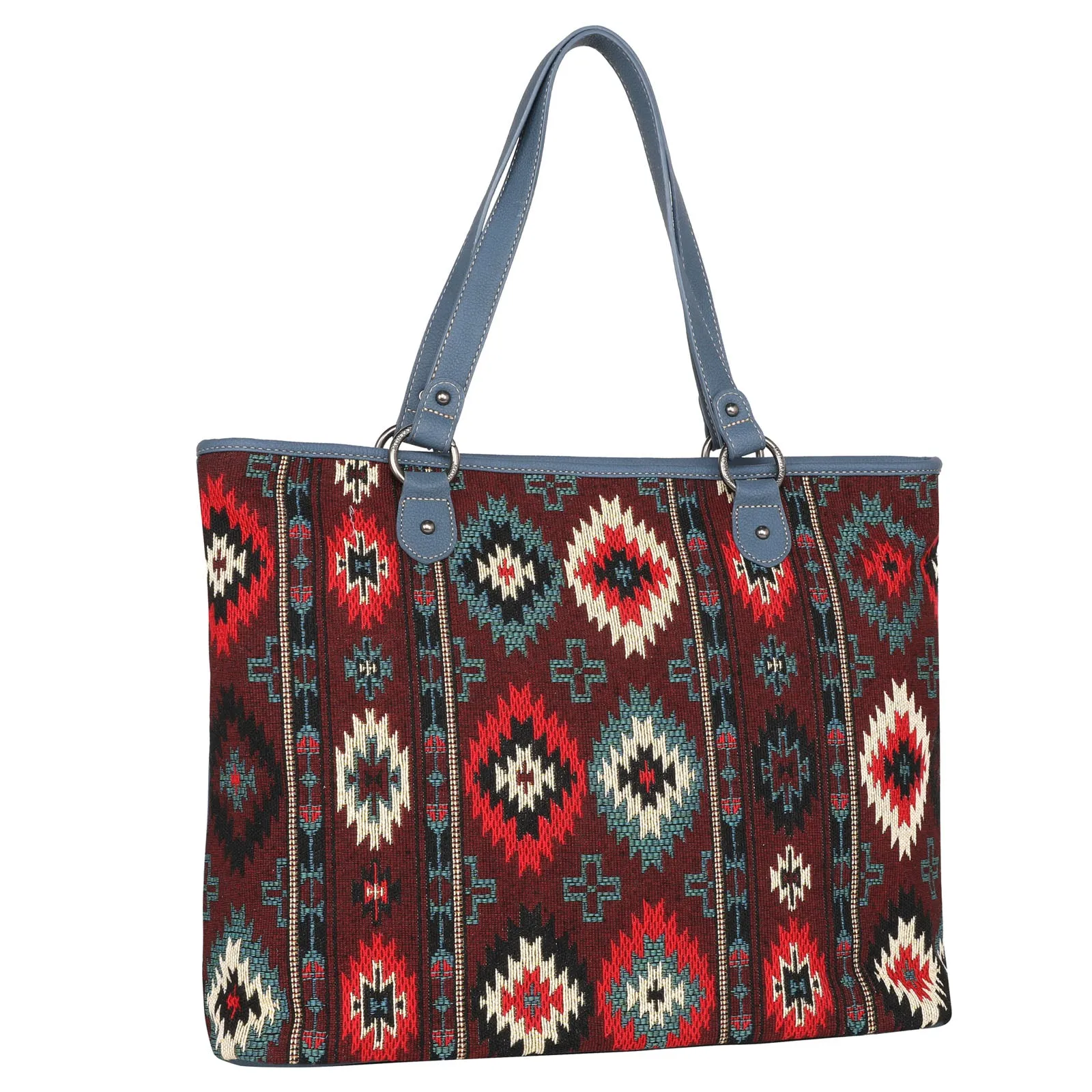 MW1174G-8112 Montana West Aztec Tapestry Concealed Carry Tote