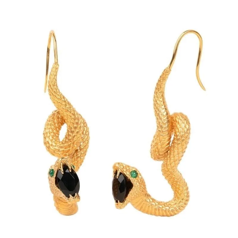 Mystical Snake Dangle Earrings