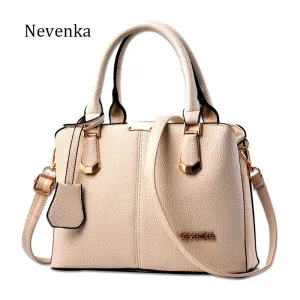 Nevenka Women Bag Lady Handbag OL Style Shoulder Bags Casual Zipper Messenger Bags PU Leather Bag Brand Name Tote Satchel Sac