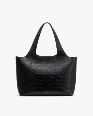 Premium 13-Inch Croco Embossed System Tote Bag