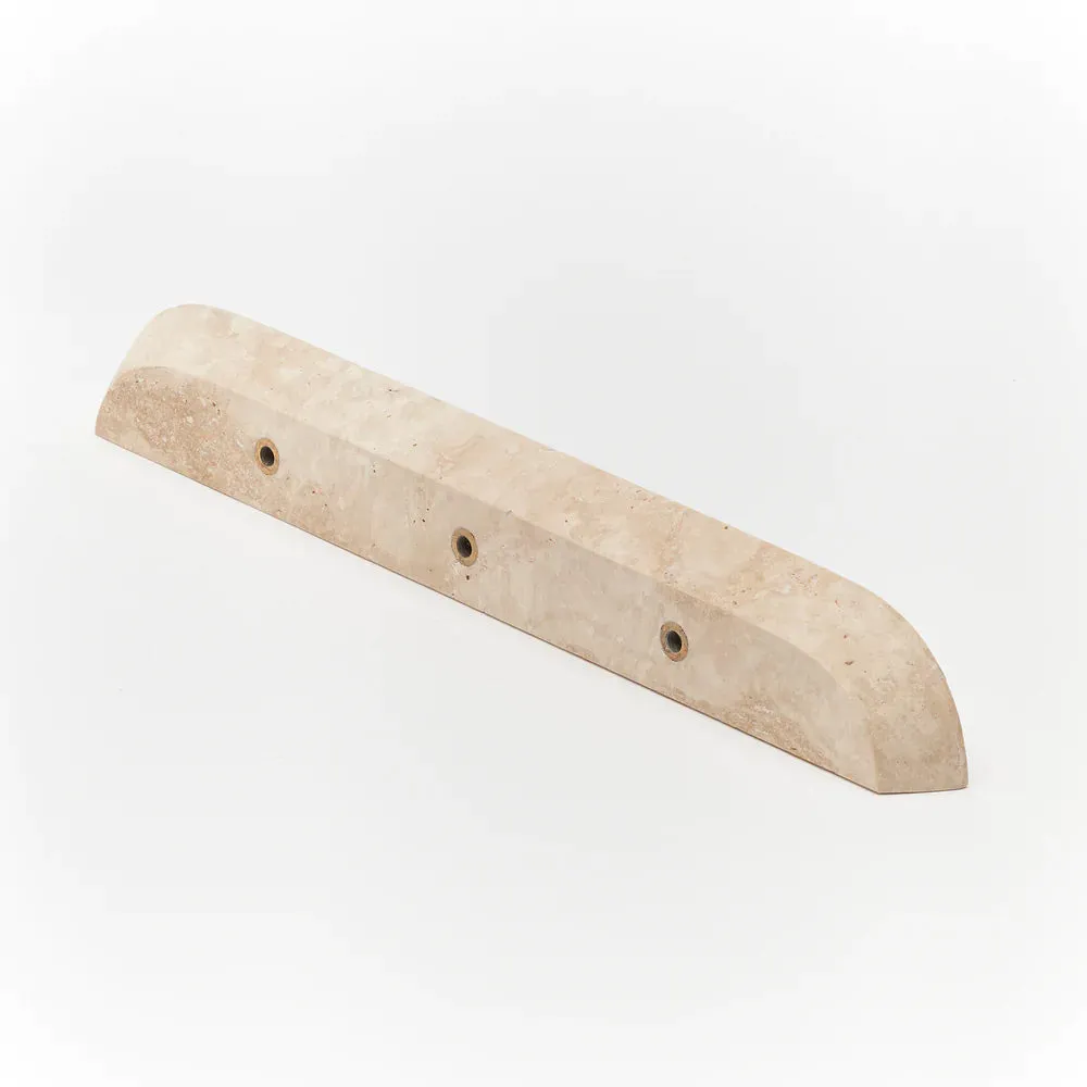 Travertine Dot Handle [Pair]